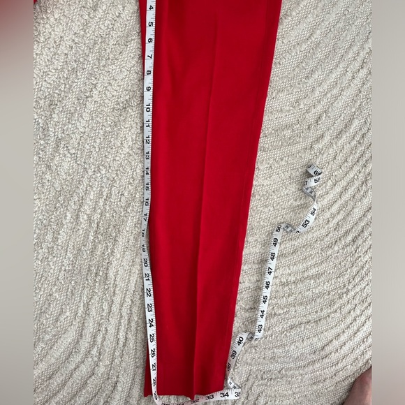BR pre-loved banana republic Avery red pants 2L size 2 long - Picture 5 of 7